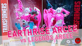 Comparison EarthRise Arcee vs Legends Arcee [Teohnology Toys Review]