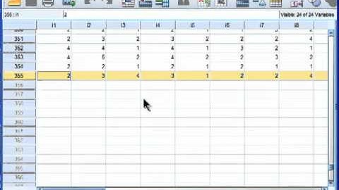 Factor Analysis - SPSS (part 1)