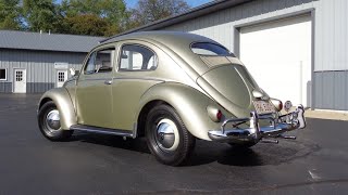 1956 Volkswagen VW Beetle Bug in Prairie Tan Paint & Ride on My Car Story with Lou Costabile