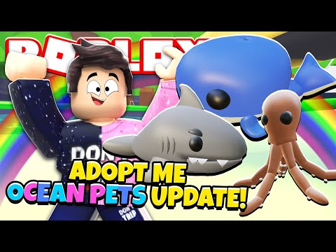 ALL NEW OCEAN PETS in Adopt Me! NEW Adopt Me Daily Login Pet Rewards Update (Roblox)