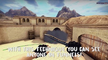 CS:GO/CS:CO - Dust 2 Tunnel Boost Spot