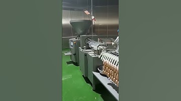 Sausage processing line in the dust-free workshop#sausage machine automatic