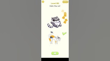 Delete Puzzle Level 183 | Delete Puzzle Calm the cat Solution