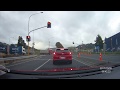 Trucks then silver car vs Huntly Red Lights