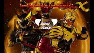 Lagu satria garuda Bima-X | kembali bertahan lagi instrumental ( lyric ) 