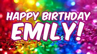 EMILY | Happy Birthday! | 1 Hour TV Screensaver Background | High Resolution | No Sound