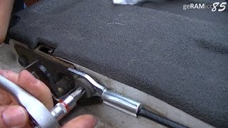 HOW TO INSTALL TAILGATE CABLE QUICK IN DETAIL | REPLACE BROKEN WORN REAR STRAP | DODGE PICKUP TRUCK