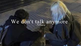 charlie puth & selena gomez - we don't talk anymore (sped up + reverb) Resimi