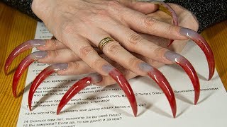 ASMR EAR TO EAR MOUTH SOUNDS ASMR WHISPER ABOUT VERY LONG NAILS