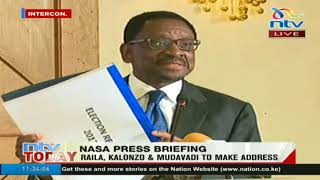 Nasa reveals evidence it claims proves Raila Odinga won August 8 election