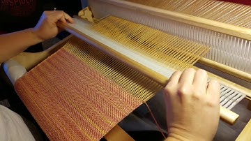 Weaving 2/1 twill on Rigid Heddle Loom