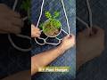 How to Hang Pots using Rope | DIY Hanging Planter Tips | Jar Sling Idea #shorts #plants #diy
