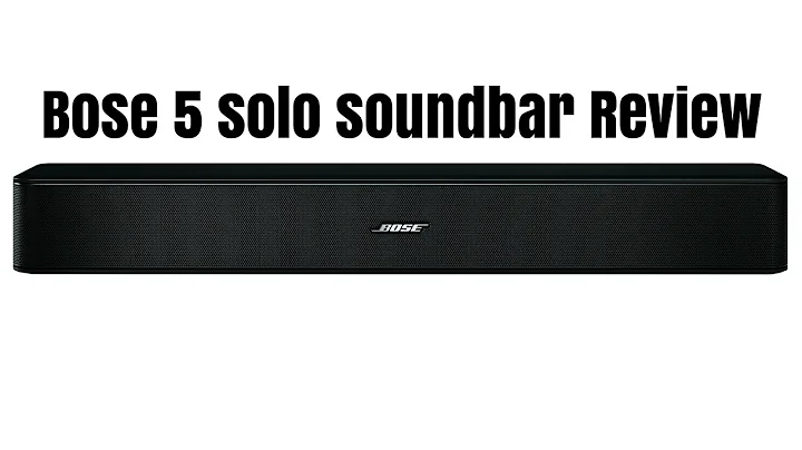 Bose Solo 5 Soundbar Review