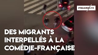 Paris: des migrants tentent d'entrer dans la Comédie-Française