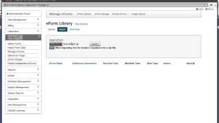 New eform manager - Importing eform