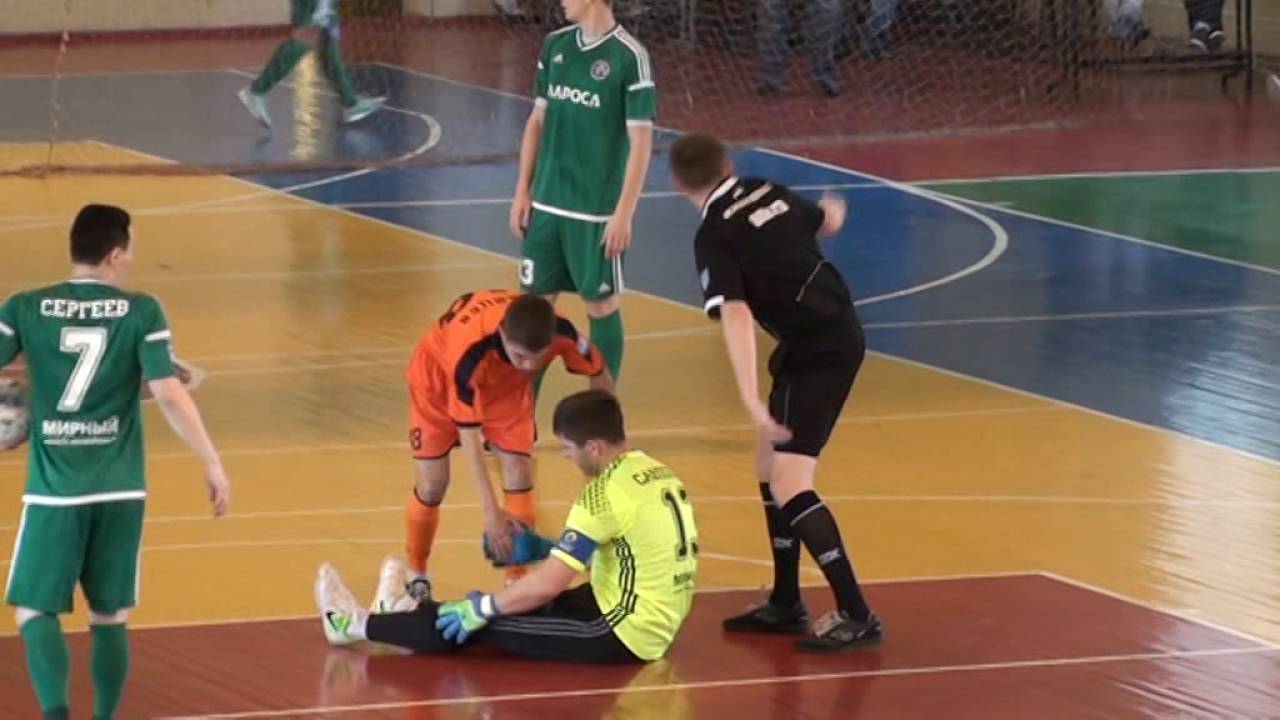 ЛГТУ-Липецк - Алмаз-АЛРОСА - 4:3. 1-й тайм - YouTube