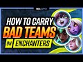 How to Carry BAD Teams as a Support! (Skill Test)