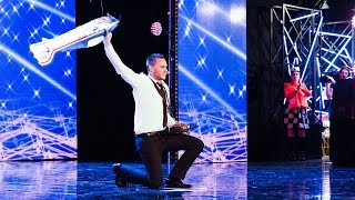 Jérémy Fly Chaix (Jérémy Bidault) - Italia&#39;s Got Talent [Auditions 2017]