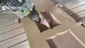 4 axis cnc router for eps foam wood sculpture making