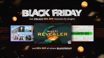 THE BIGGEST Final Cut Pro Templates BLACK FRIDAY!