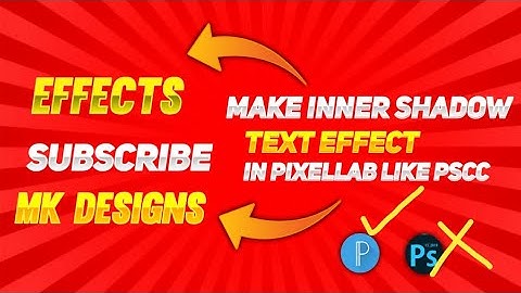 How To Make Inner Shadow Text Effect In Pixellab Like PSCC ||