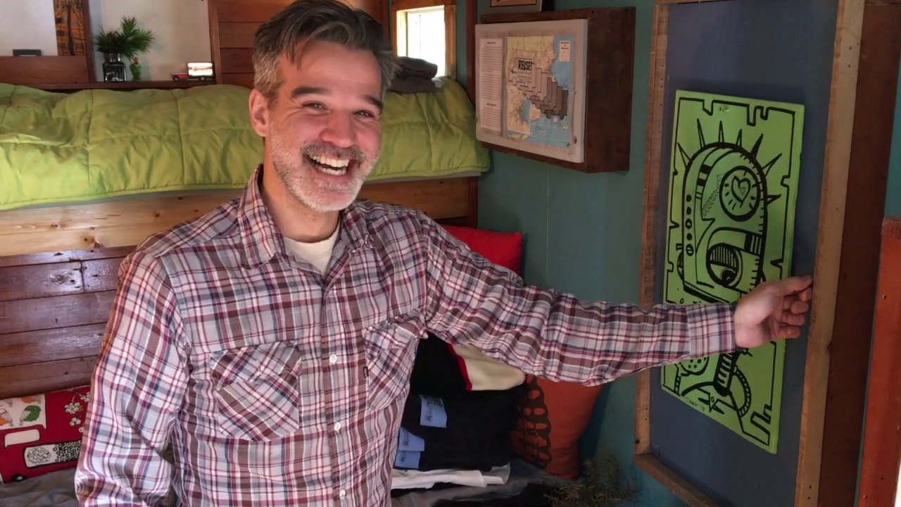 Broke as a Joke? This tiny house heater might be for you....