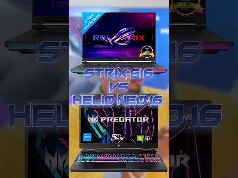 @Acer predator Helios Neo 16 vs @ASUS strix G16 #rtx4050