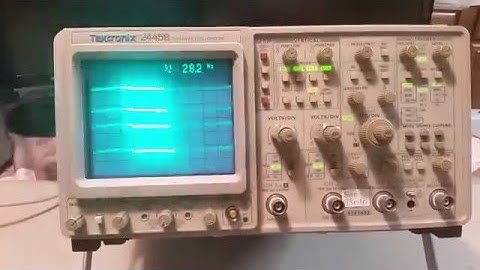Tektronix 2445B First Inspection & Power On Part 2
