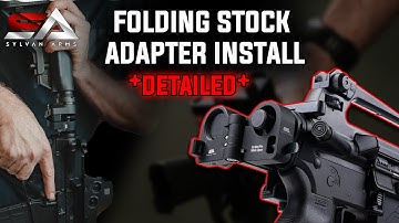 **Detailed** Sylvan Arms Gen 3 Folding Stock Adapter Install