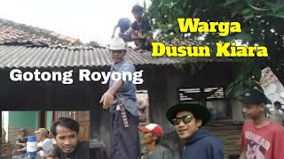 Gotong Royong Warga Dusun Kiara Desa Pangulah Utara