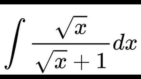 Integral of √x / (√x + 1) dx ✍️ | Substitution in Root Rational Integrals