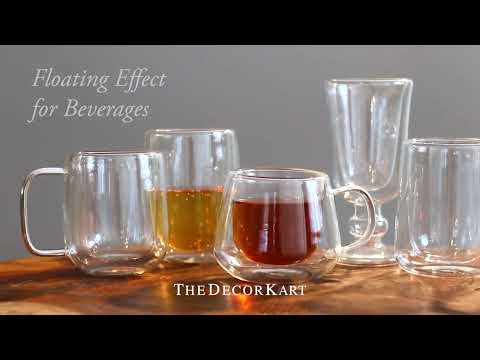 Delightful Dualities: Elevate Your Drink Experience with Double Wall Glasses | The Decor Kart - video from TheDecorKart