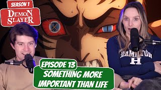 DEMON DRUM SOLO! | Demon Slayer Couple Reaction | Ep 13, “Something More important Than Life”