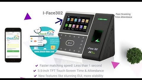 How to use iface 302/uface303 face and fingerprint biometric reader