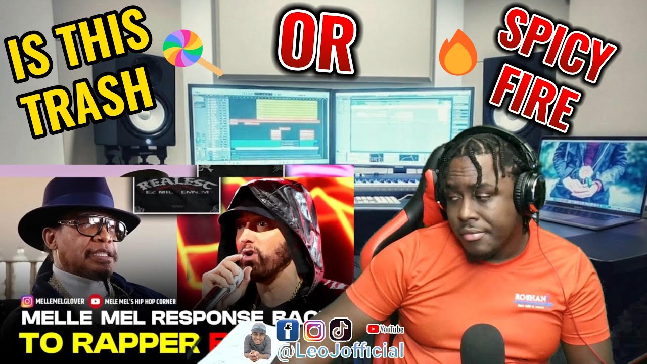 melle mel: every rapper thought LeoJ Reacts - Melle Mel Eminem Diss Track - YouTube