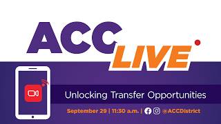 ACC Live | Unlock Your Transfer Opportunities