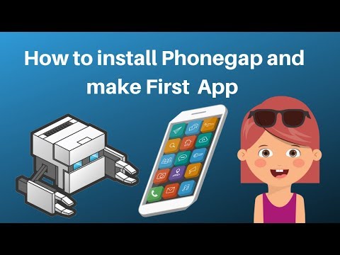 How to Install Phonegap and create Your first App