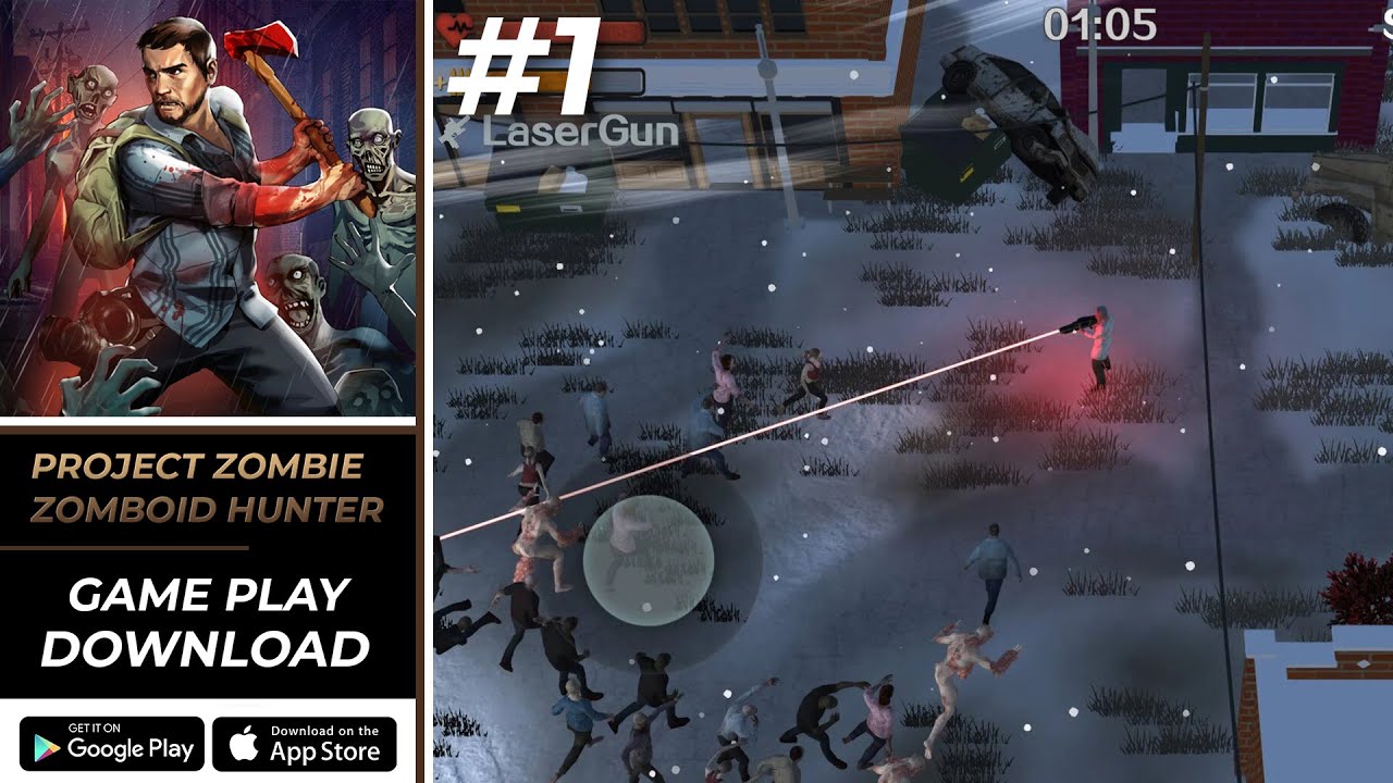 Project Zombie Zomboid Hunter Gameplay | Hardcore RPG Game Download (Android, iOS)