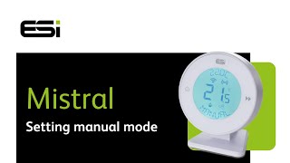ESi Mistral & ESi Cirrus - How To Set Manual Mode