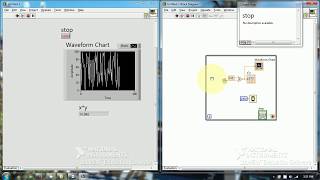 How to use While Loop with Conditional Terminal in Stop if True mode in LabVIEW