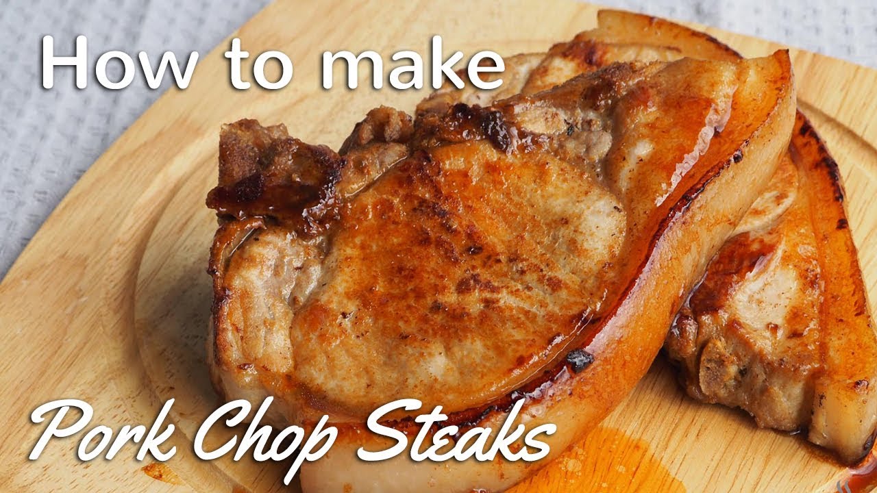 THE PERFECT PORK CHOP STEAKS | How To Cook | Chinese Recipes For All