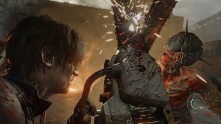 Resident Evil Requiem - Leon Gets Into A Chainsaw Fight At The Gas Station (Xbox Gameplay)