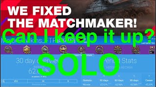 WOT Blitz - Matchmaker - 100% Solo