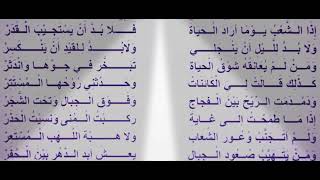 إذا الشعب يوما أراد الحياة | ابو القاسم الشابي ..شاعر الخضراء #تونس #شعر