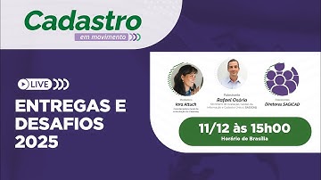 Live - Entregas e desafios 2025