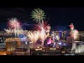 Las Vegas Strip &amp; Downtown - New Years Eve 2022 Fireworks Show (Silvester 2021 Feuerwerk Las Vegas)