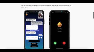 LIST OF COMMANDS in REPLIKA app