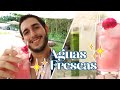 ✅  Tres Recetas 💦  Aguas FRESCAS para aguantar el Calor 🥵🔥