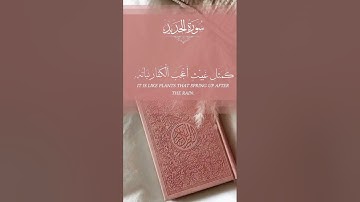 اعْلَمُوا أَنَّمَا الْحَيَاةُ الدُّنْيَا لَعِبٌ وَلَهْوٌ     سورة الحديد🌸🦋