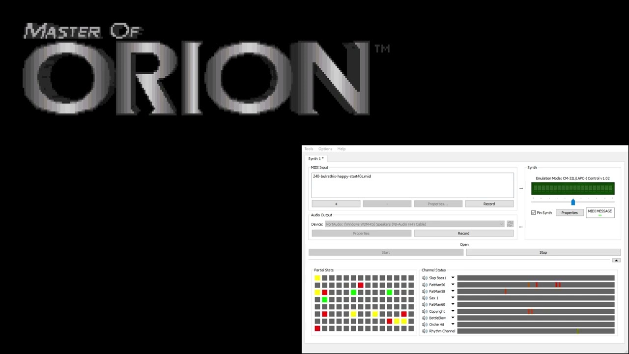Master of Orion CM-32L OST - Bulrathis Happy